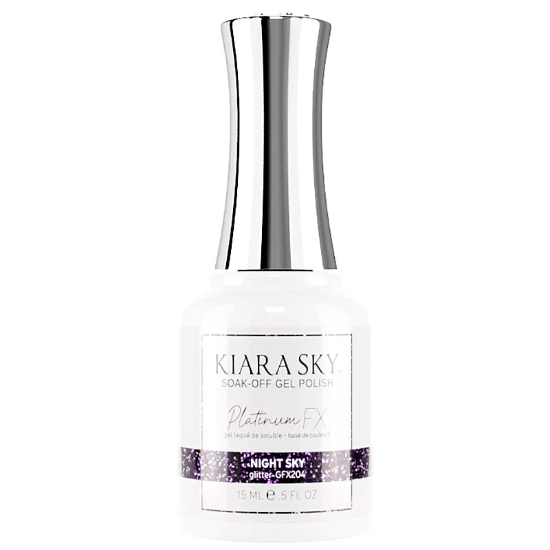 Kiara Sky Platinum FX Gel Polish- NIGHT SKY 0.5 oz #GFX204