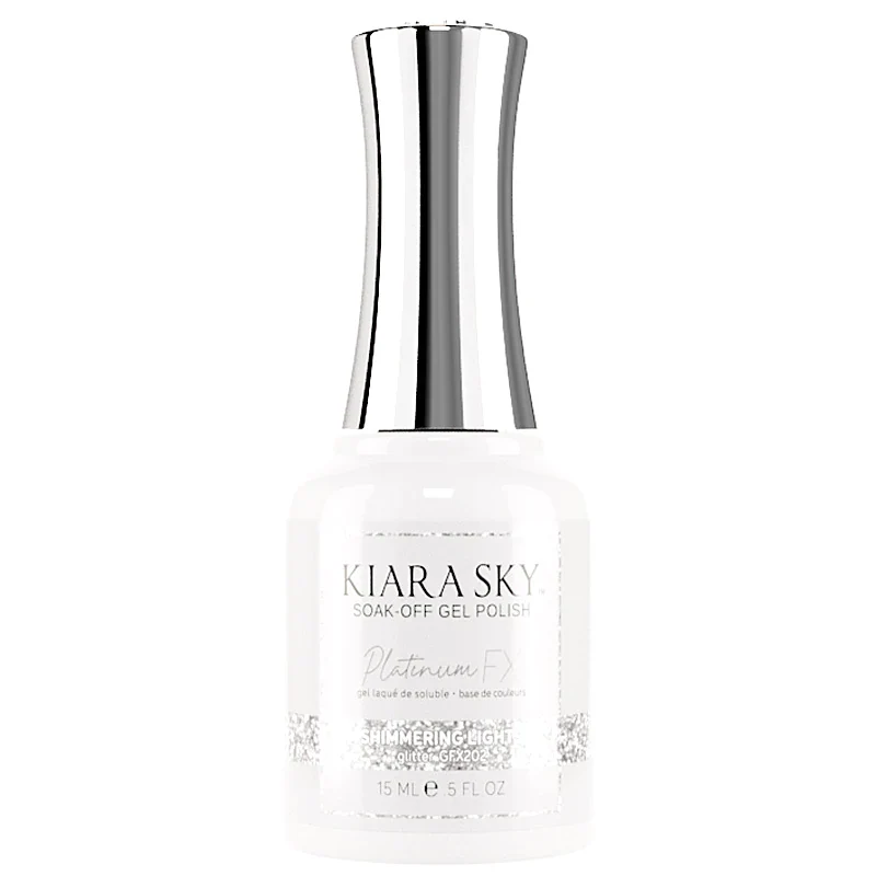 Kiara Sky Platinum FX Gel Polish- SHIMMERING LIGHTS 0.5 oz #GFX202