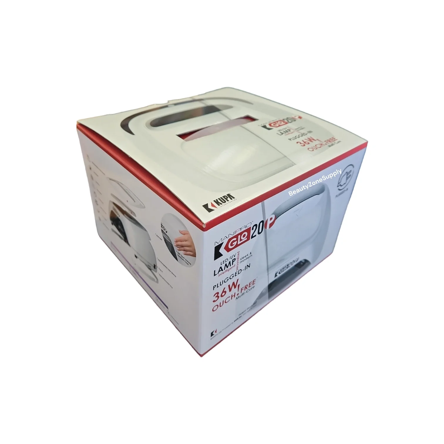 Kupa ManiPro GLO Glow 20P LED Lamp 36W Plugged in White - Image 3