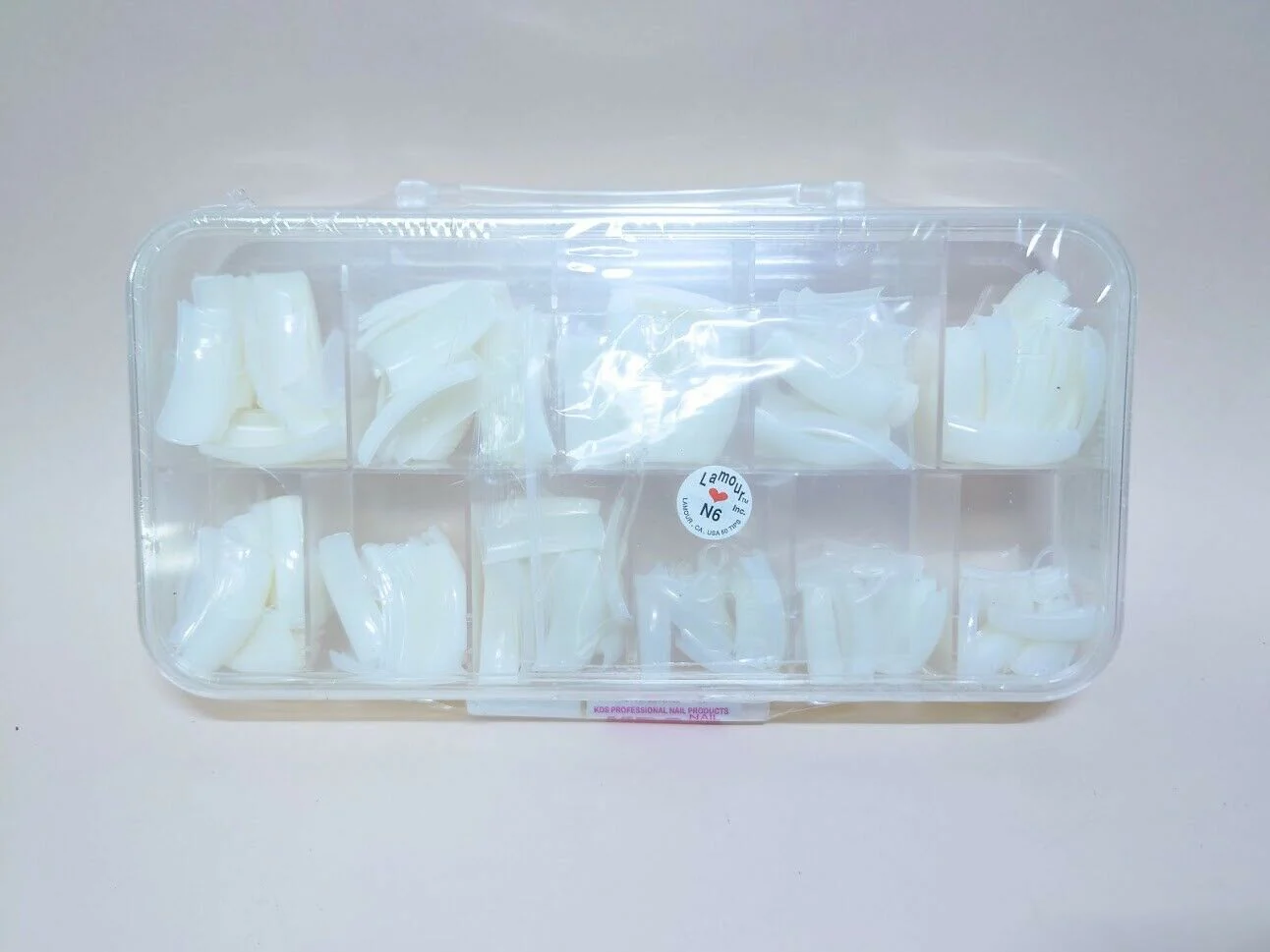 Lamour Tip Box Fake Nails Tip (Natural/French/Clear) **Pick Any** - Image 7