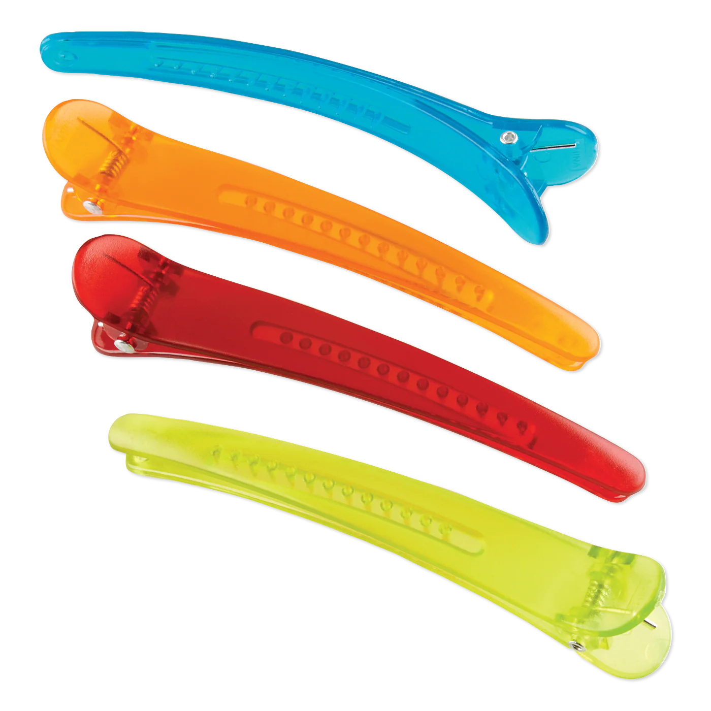 Latina Jumbo Translucent Duck Bill Clips 4 Per Bag #LAT-318