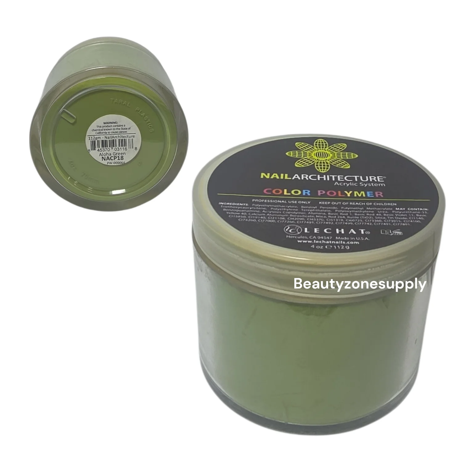 Lechat Nail Architecture Color Polymer Aloha Green 4 oz NACP18