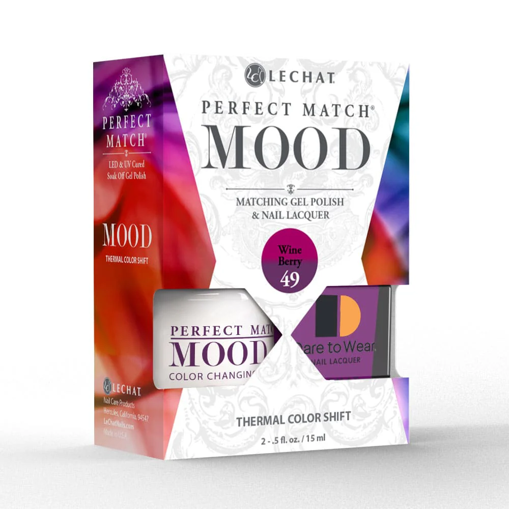 Lechat Perfect Match Mood Changing Color Duo Wine Berry #PMMDS49 - Image 2