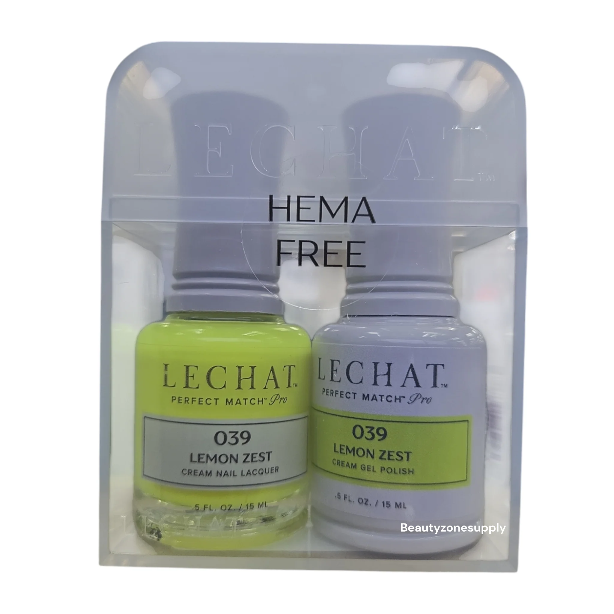 Lechat Perfect match Pro Gel & Lacquer HEMA free Lemon Zest PROD039