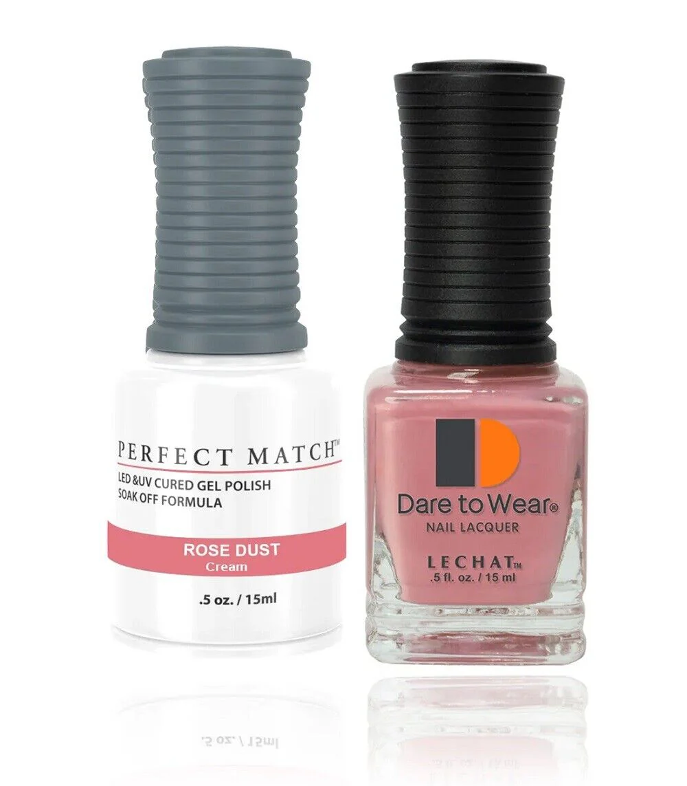 Lechat Perfect match Duo Gel & Lacquer Rose Dust PMS275 - Image 2