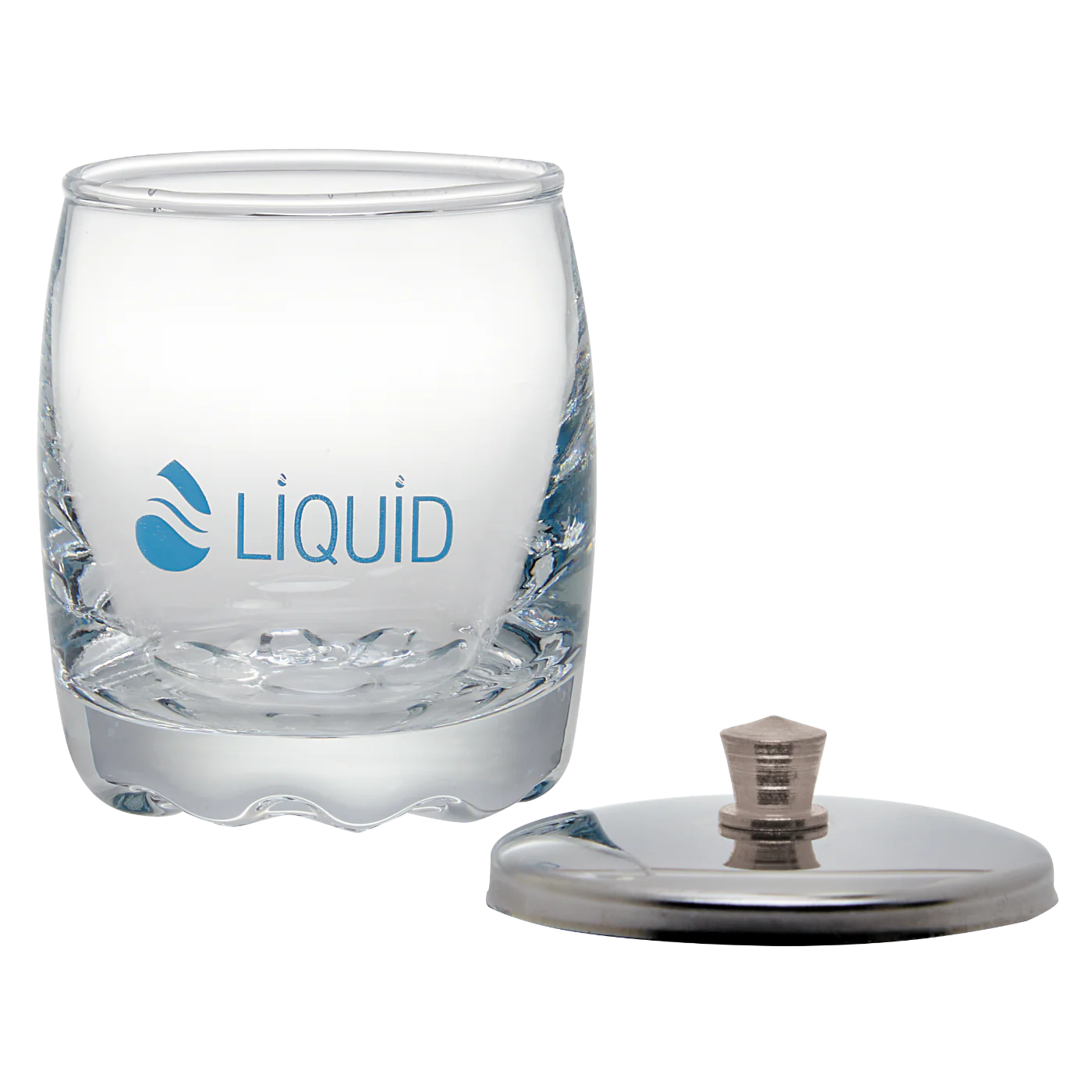 Liquid Glass Jar with Stainless Steel Lid, 60 mL DL-C591 - Image 2