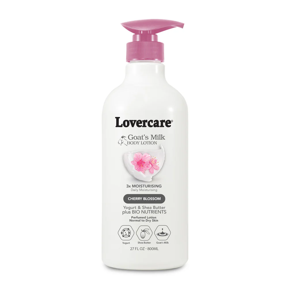 Lover's Care Goat's Milk Body Lotion Cherry Blossom 27.05 oz / 800 mL #010usa - Image 2