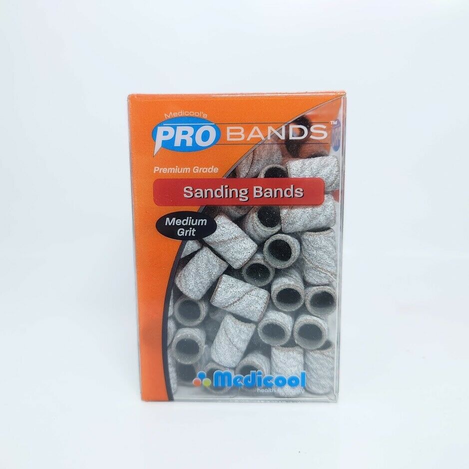 Medicool Pro Bands Acrylic/ Gel Sanding Band [Fine/Medium/Coarse] R/W *Pick Any* - Image 2