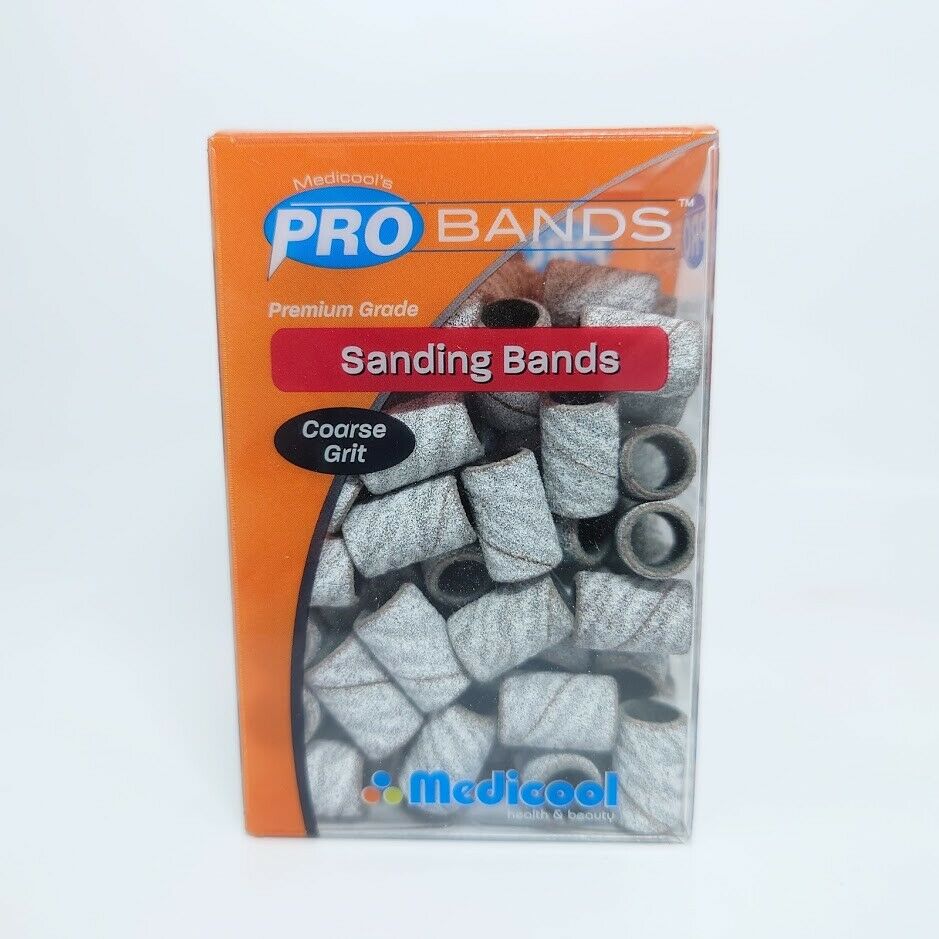 Medicool Pro Bands Acrylic/ Gel Sanding Band [Fine/Medium/Coarse] R/W *Pick Any* - Image 3