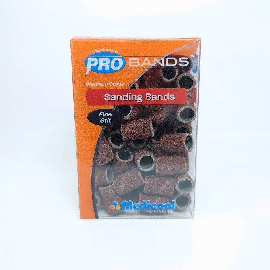 Medicool Pro Bands Acrylic/ Gel Sanding Band [Fine/Medium/Coarse] R/W *Pick Any* - Image 4