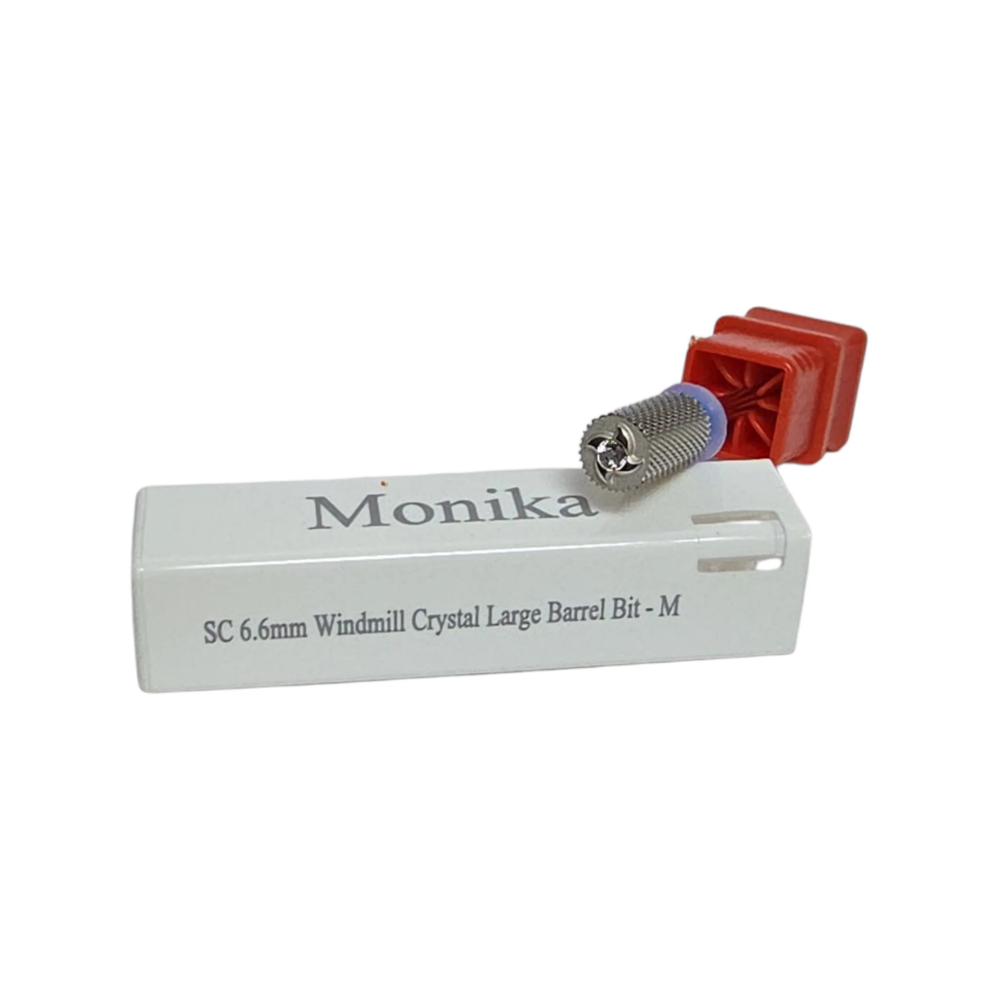 Monika Carbide Bits Windmill Crystal Large Barrel 6.6mm - Image 3