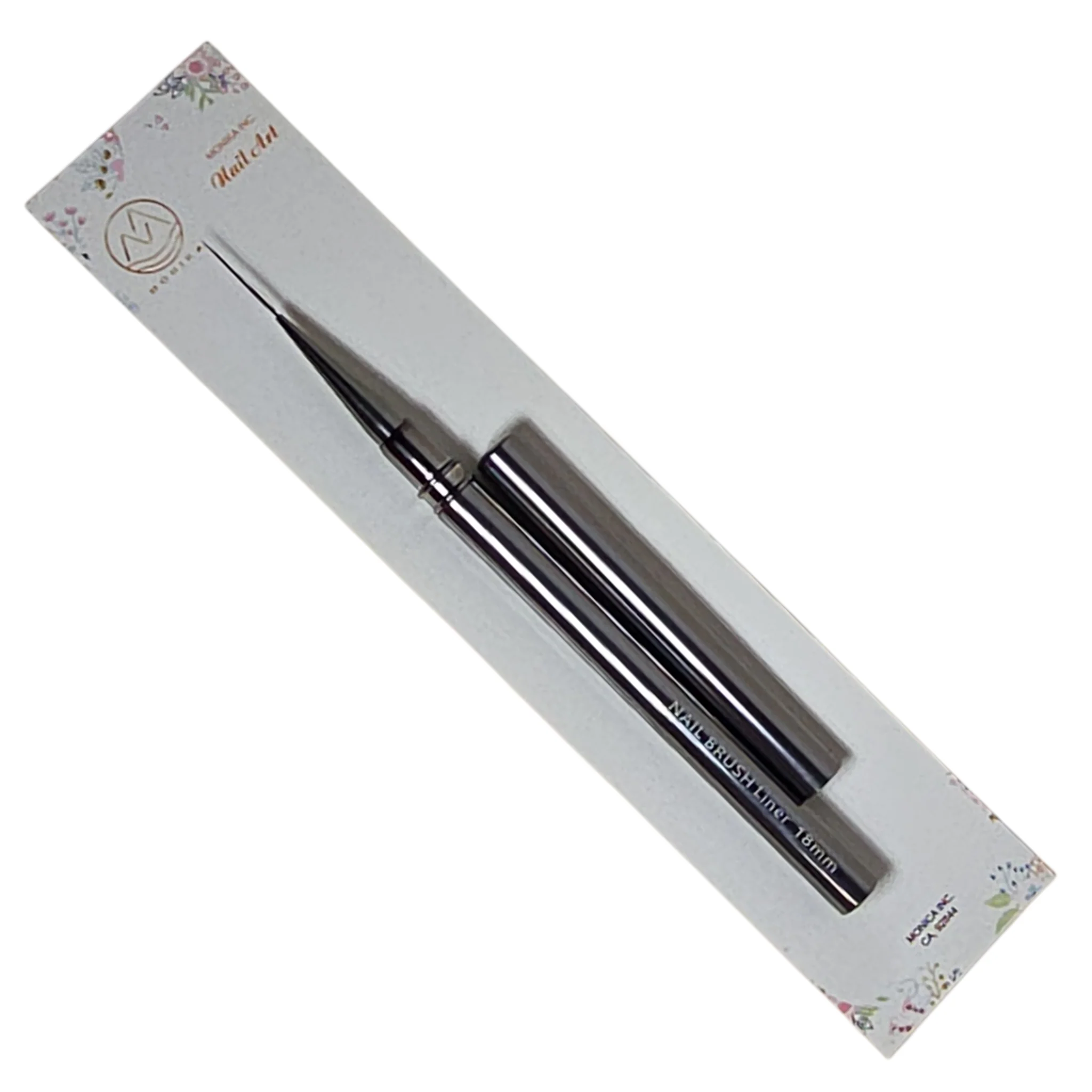 Monika Detail Nail Art Brush Liner Metallic handle - Image 5