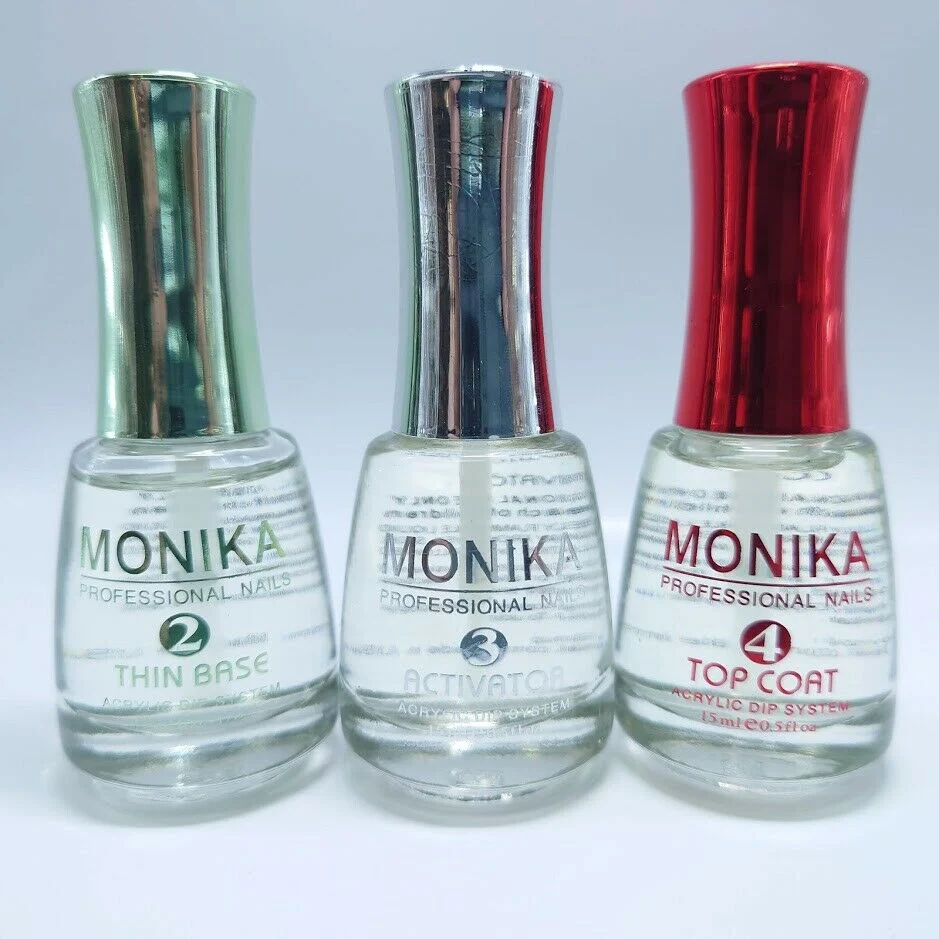Monika Dipping Essential Liquid [Base/Activator/Top] 0.5 Fl Oz **Pick Any** - Image 5
