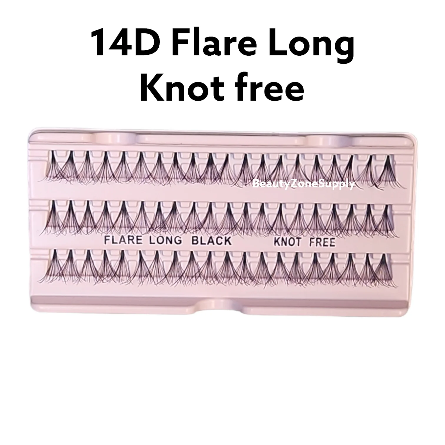 Monika Eyelash Individuals Knot-Free Box 50 Pack - 14D Long - Image 2