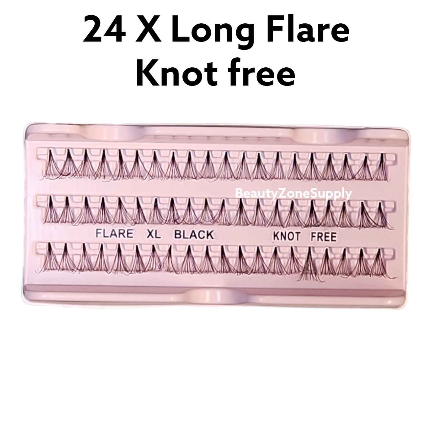 Monika Eyelash Individuals Knot-Free Box 50 Pack - 24 X Long - Image 2