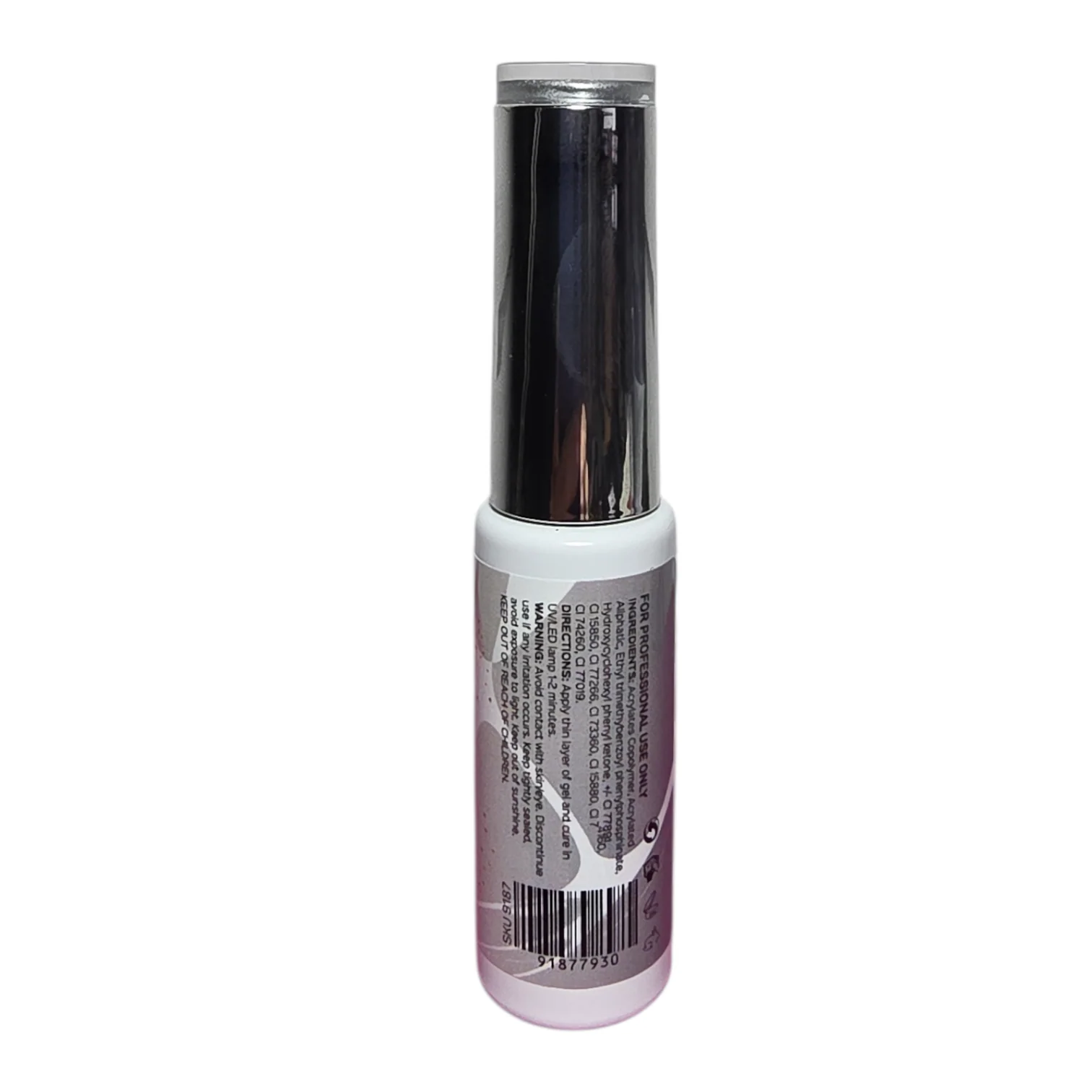 Monika Gel Metal Liner Gel Art Gel Silver uv led 0.4 fl oz - Image 3