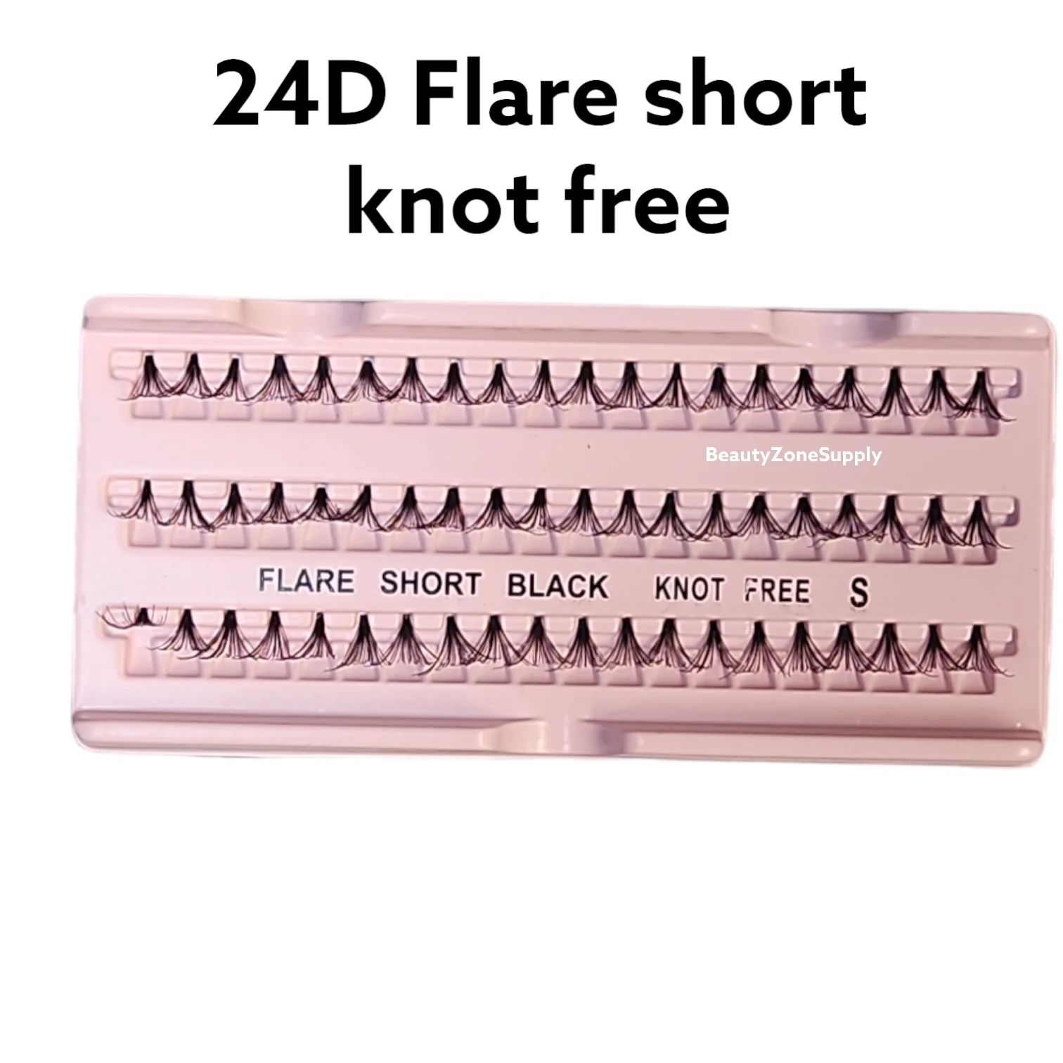 Monika Eyelash Individuals Knot-Free Box 50 Pack - 24D Short - Image 2
