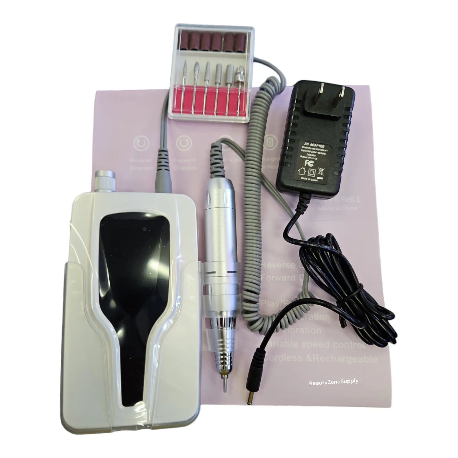 Monika Rechargeable Electric Nail Drill File up 35K - Image 5
