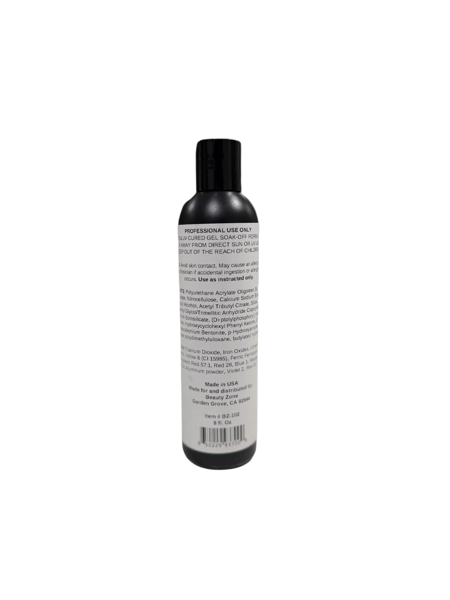 Monika Soak off Gel Light Milky Pink Refill 8 oz - Image 3