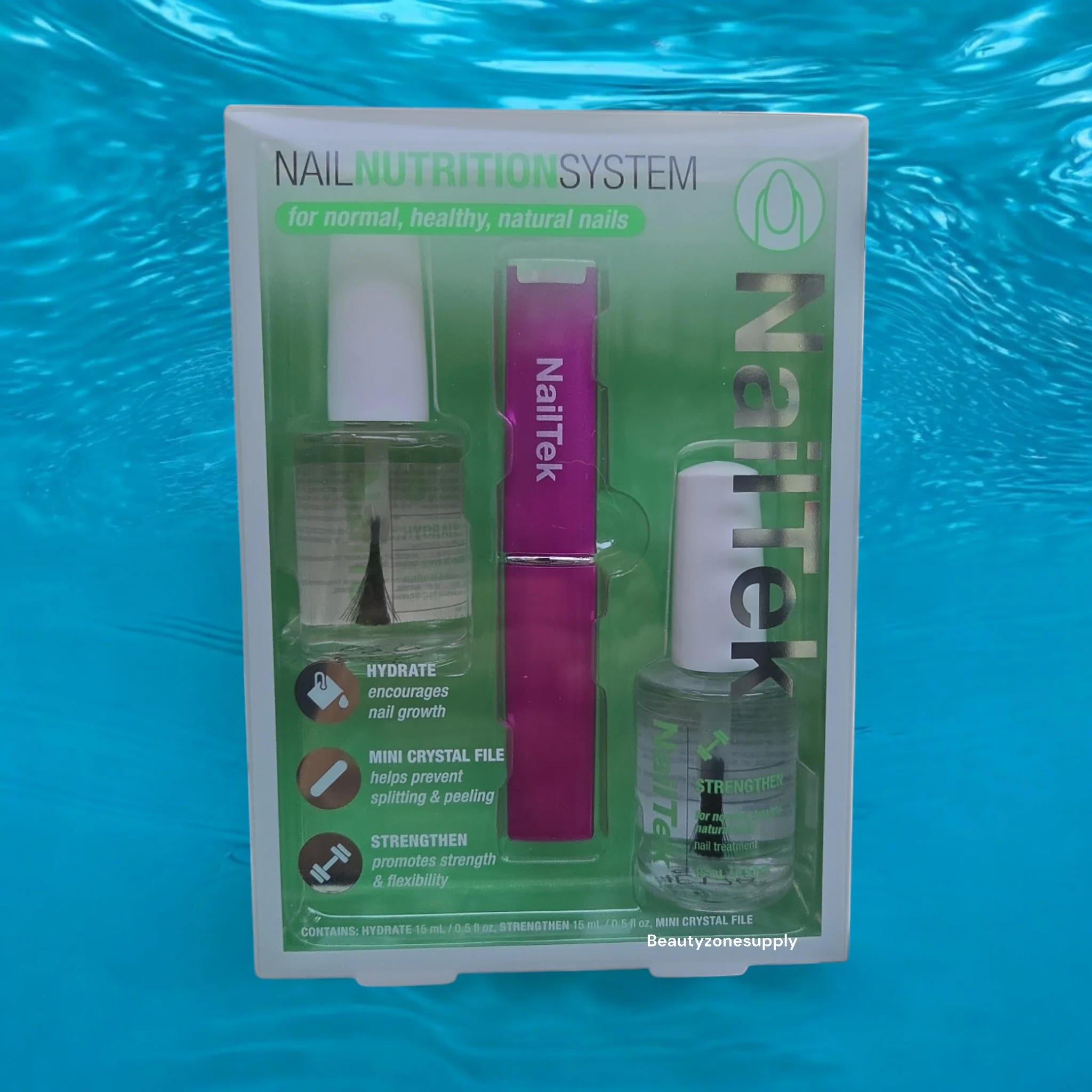 Nail Tek Nutrition Kit For Normal, Healthy Nails- Formula 1 Hydrate, Strengthen, Renew-Cuticle Oil #37806 - Image 3