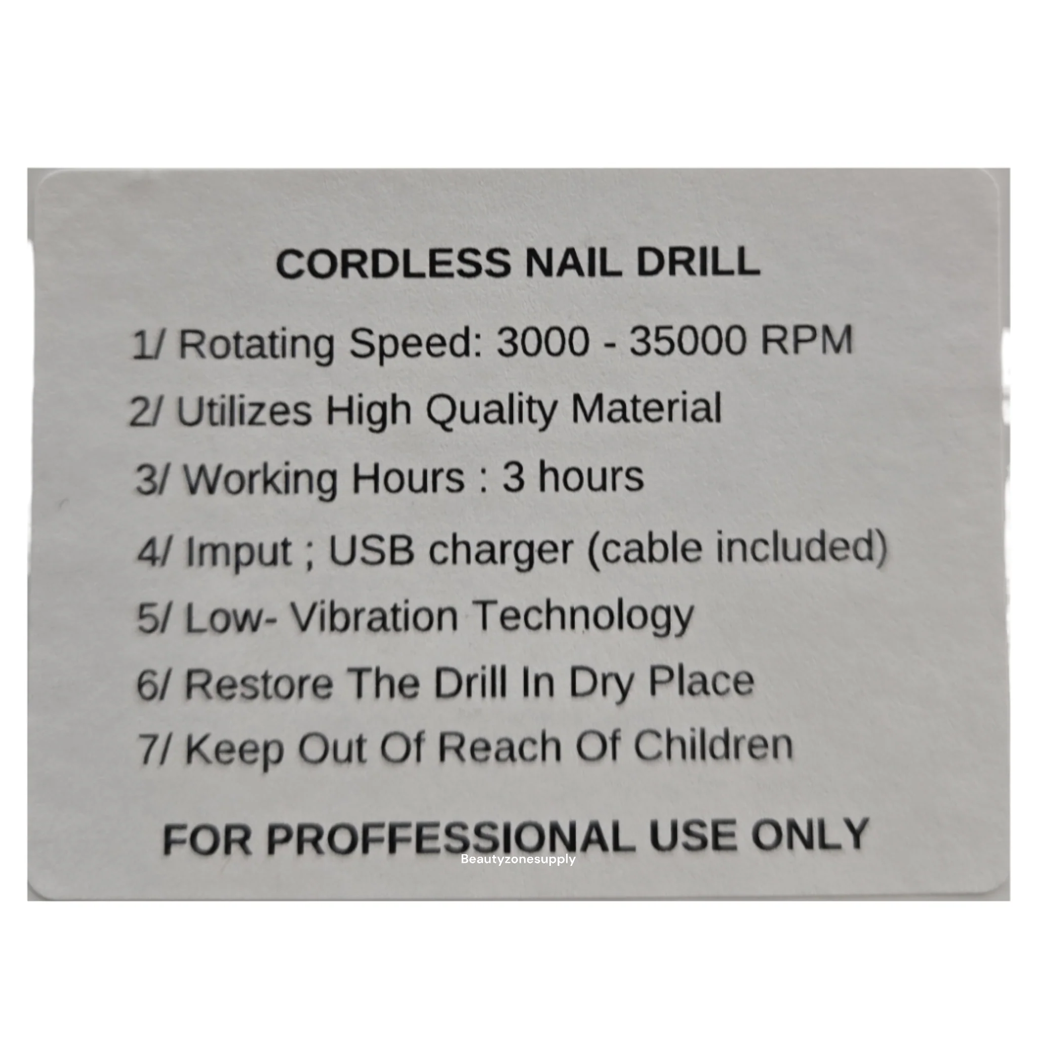 Niko Cordless Nail Drill File On the Go - Image 4