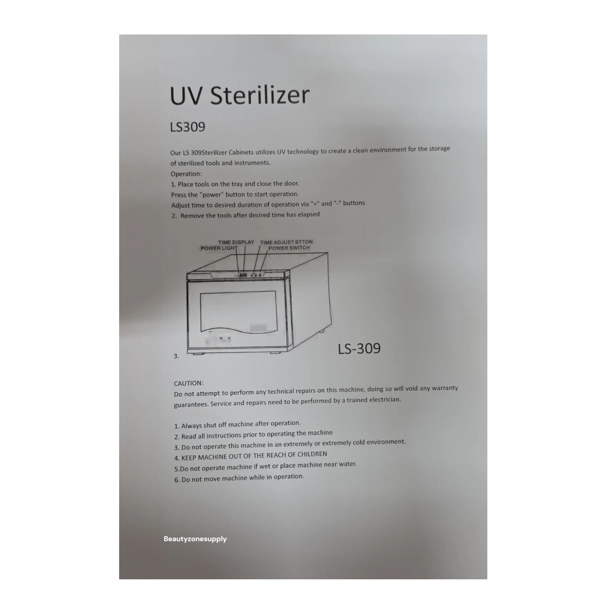 Niko Disinfectant Cabinet Sterilizer LS 309 - Image 5