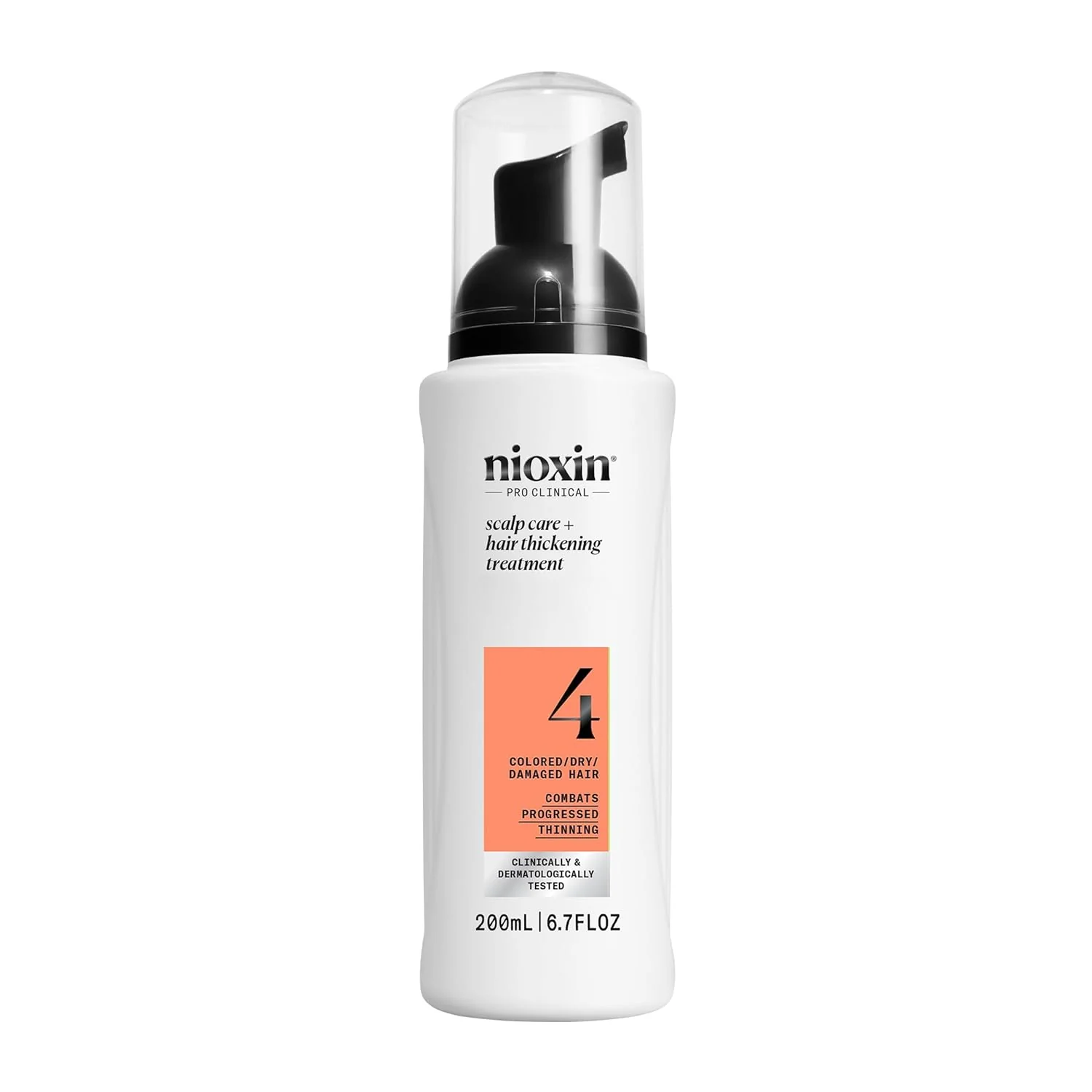 Nioxin Pro Clinical System 4 Scalp Treatment - Scalp and Hair Care 200 mL | 6.7 FL OZ