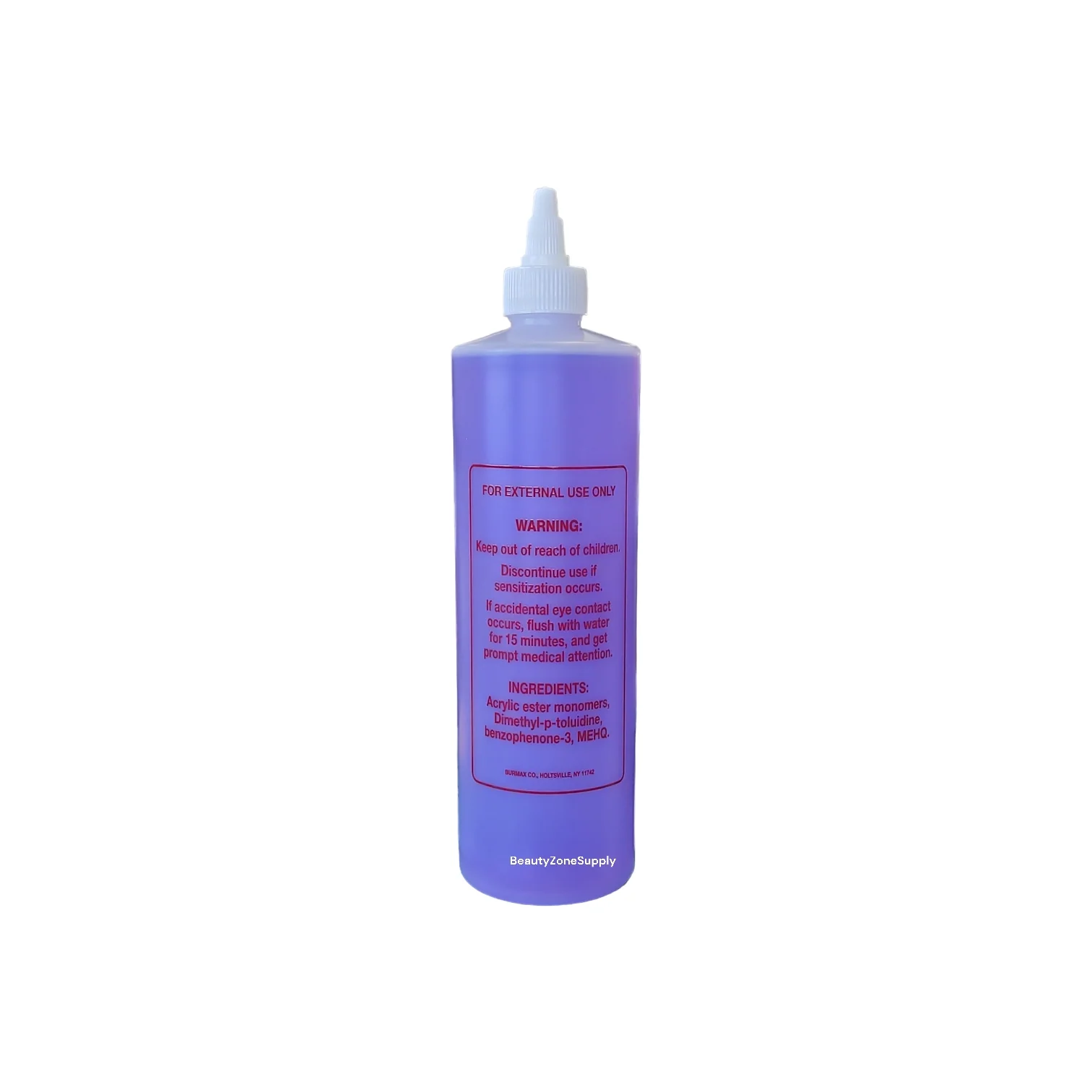 NL 6000 Monomer Acrylic Nail Liquid Bubble Gum 16 oz - Image 2