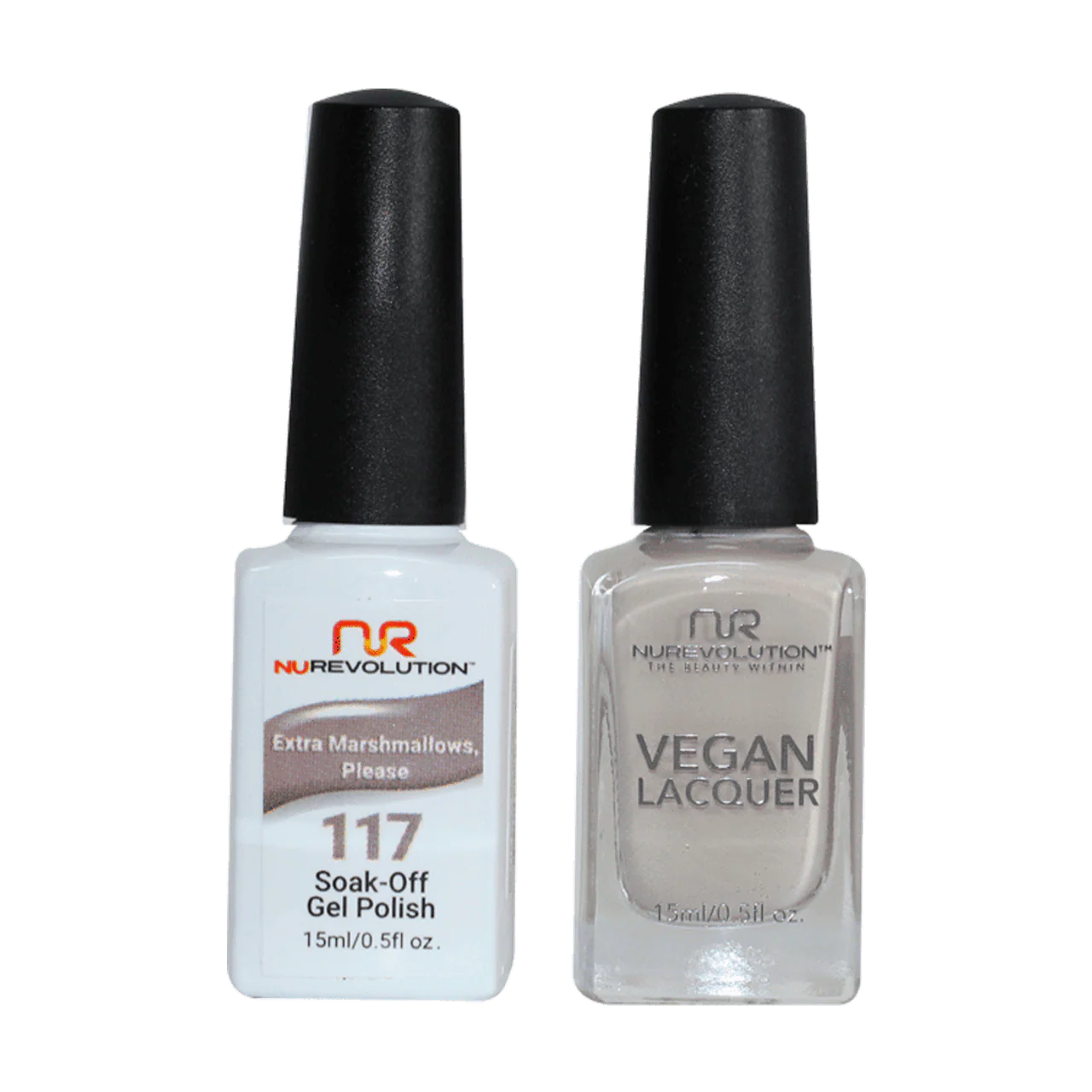 Nurevolution Gel & Polish #117 Extra Marshmallows, Please