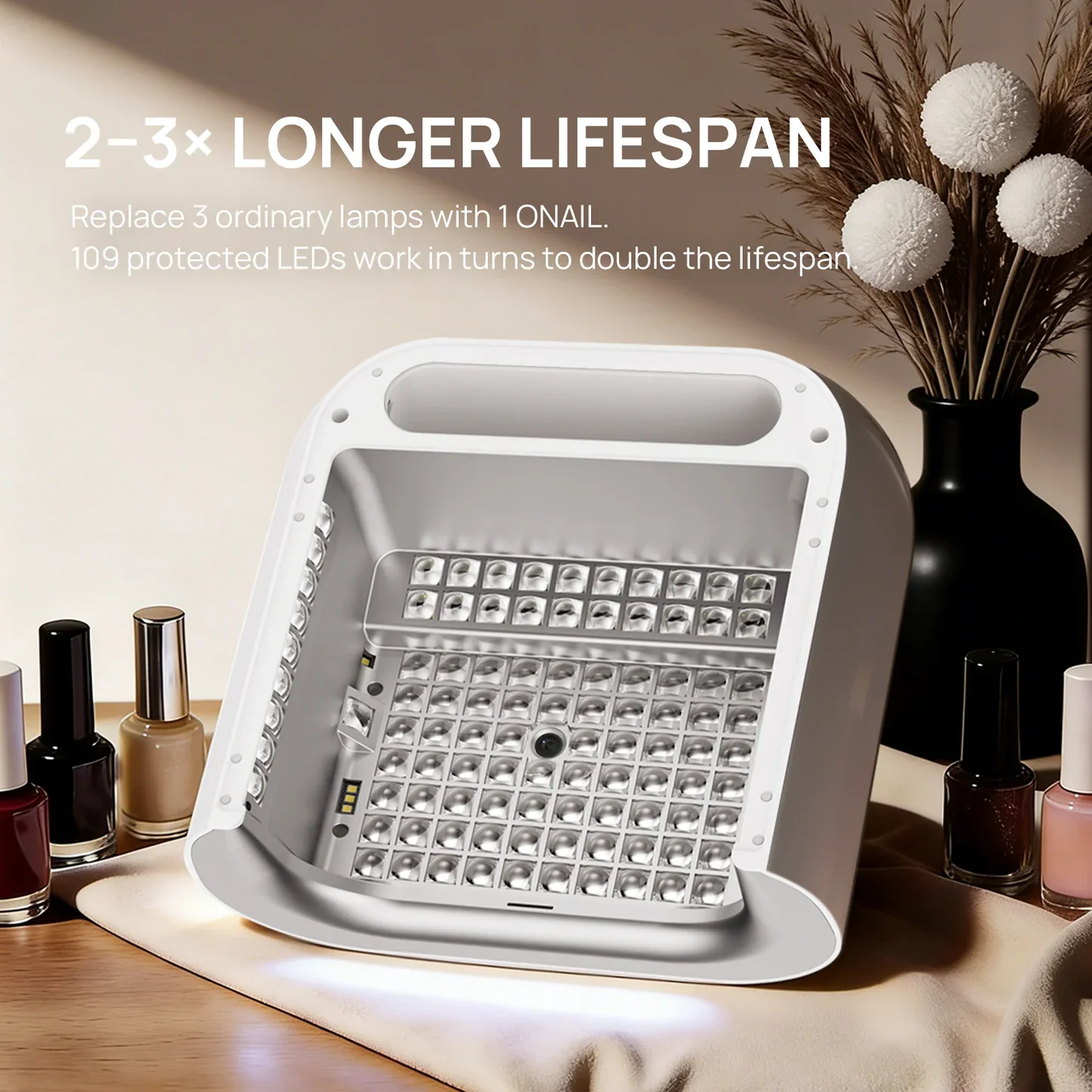 Onail Nail Lamp AI New Digital With Battery Included - Image 5