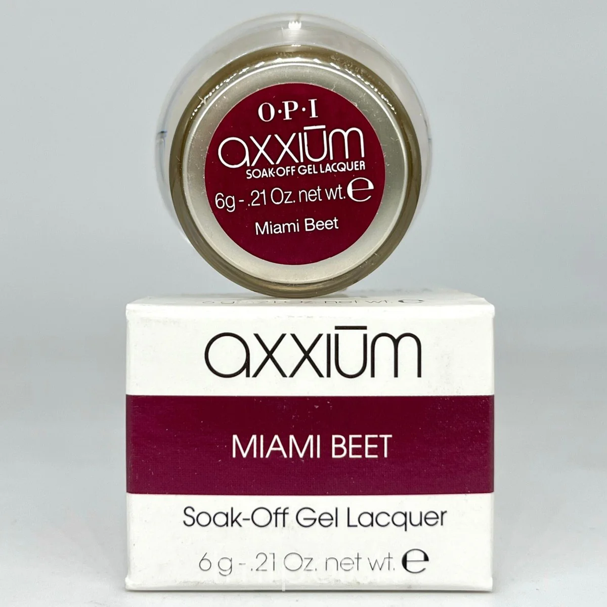 OPI Axxium Soak-Off Gel Miami Beet .21 oz