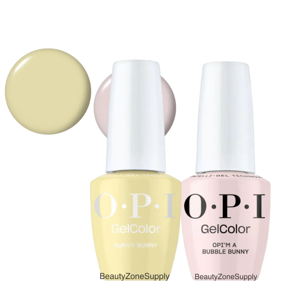 OPI GelColor Inteli-Gel Duo OPI'm a Bubble Bunny & Sunny Bunny Set 09