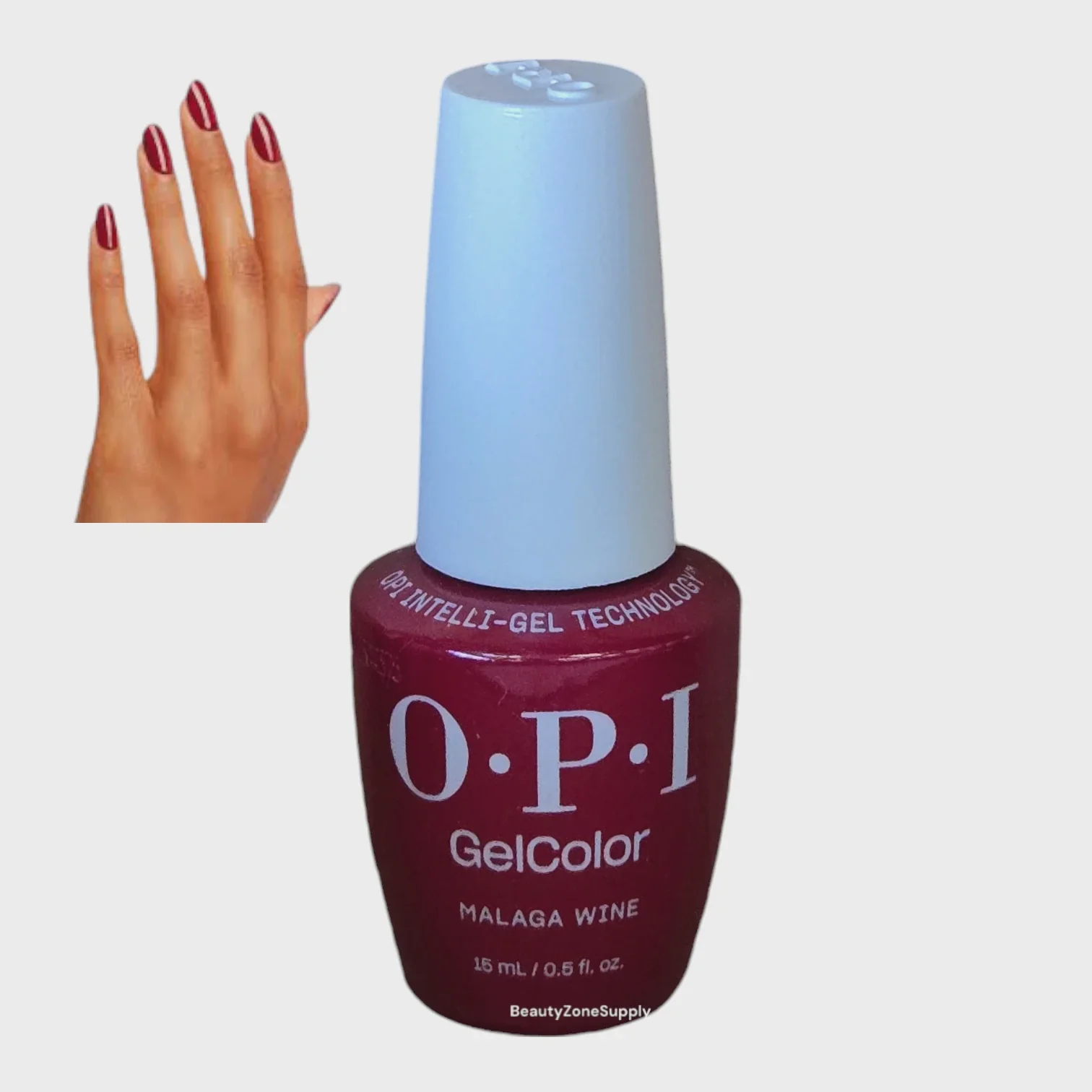 OPI GelColor Inteli-Gel Malaga Wine 0.5 oz #GCL87 - Image 2