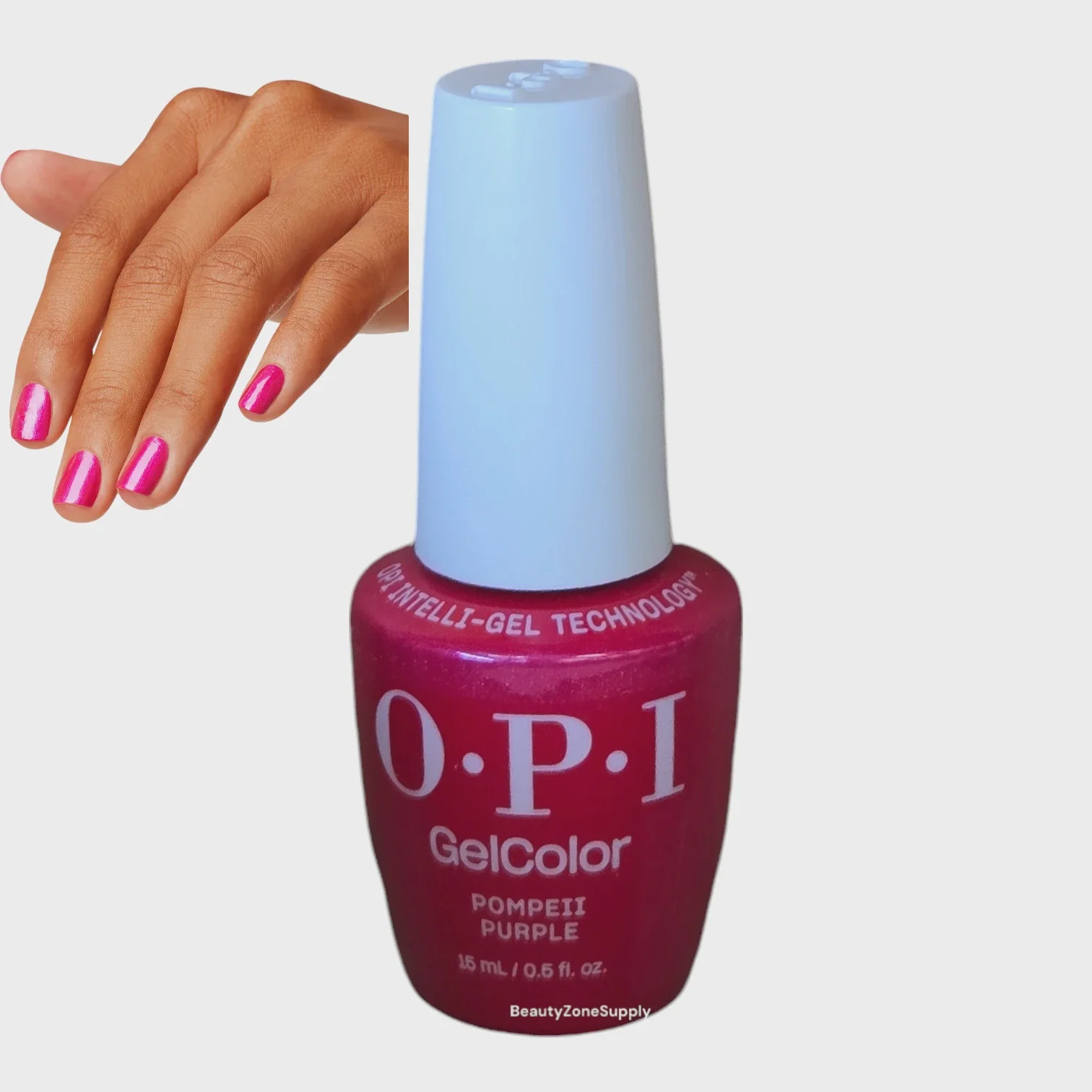 OPI GelColor Inteli-Gel Pompeii Purple 0.5 oz #GCC09 - Image 2