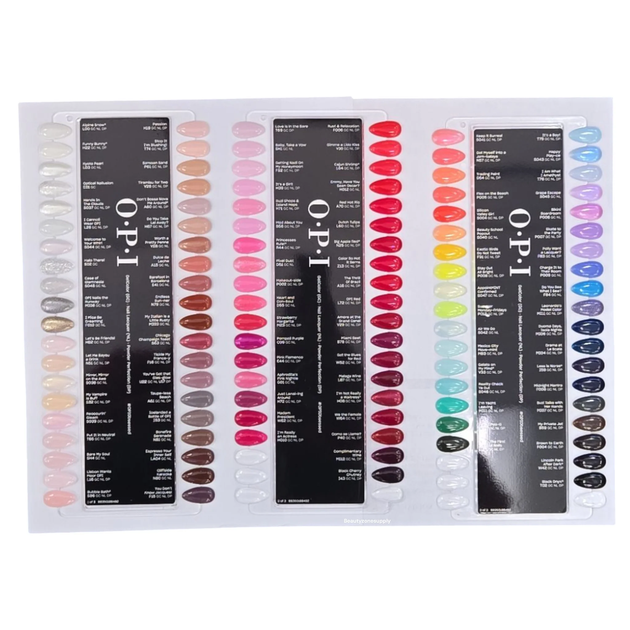 OPI GelColor Intelli-Gel System Color Chart Swatches 127 - Image 2