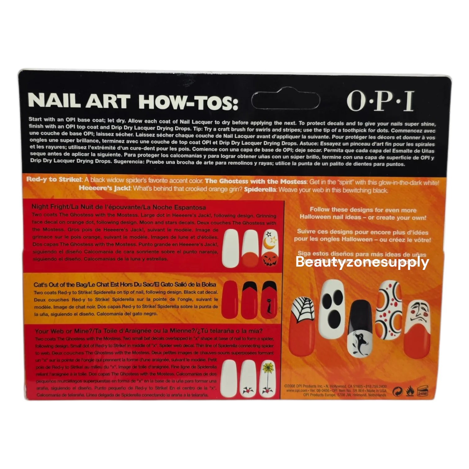 opi nail lacquer Mini Get In-Spider-ed! 4 bottles - Image 2