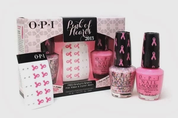 OPI nail lacquer Pink of Hearts 2 bottles SRE97