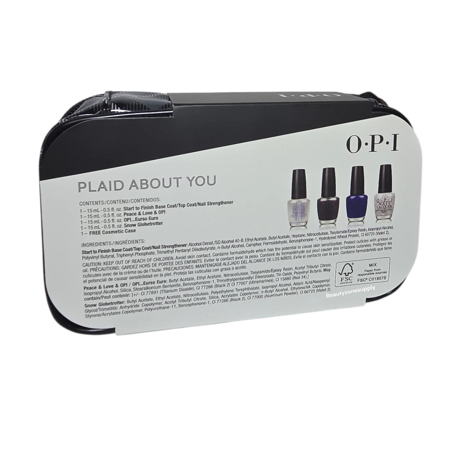 Opi Nail Lacquer Plaid about you set 4 bottles - Image 3