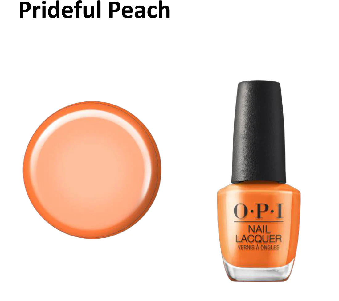 OPI Nail Lacquer Prideful Peach 0.5 oz #NLS055