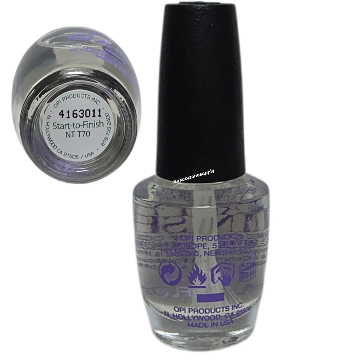 OPI Nail Lacquer Top Base Start To Finish 0.5 oz Ntt70 - Image 3