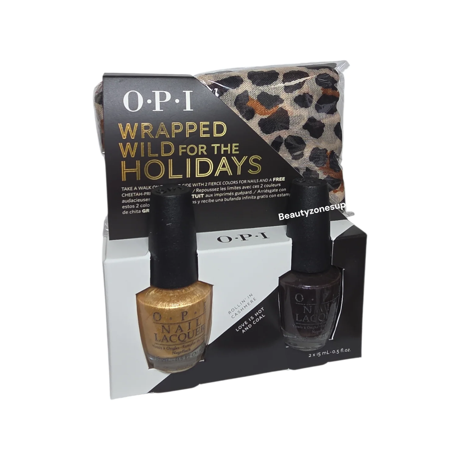 Opi Nail Lacquer Wrapped Wild For The Holidays set  HRF36 - Image 2