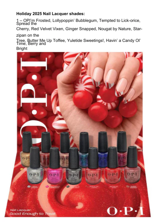 OPI Nail Lacquer Yuletide Sweetings! 0.5 oz #HRS10 - Image 3