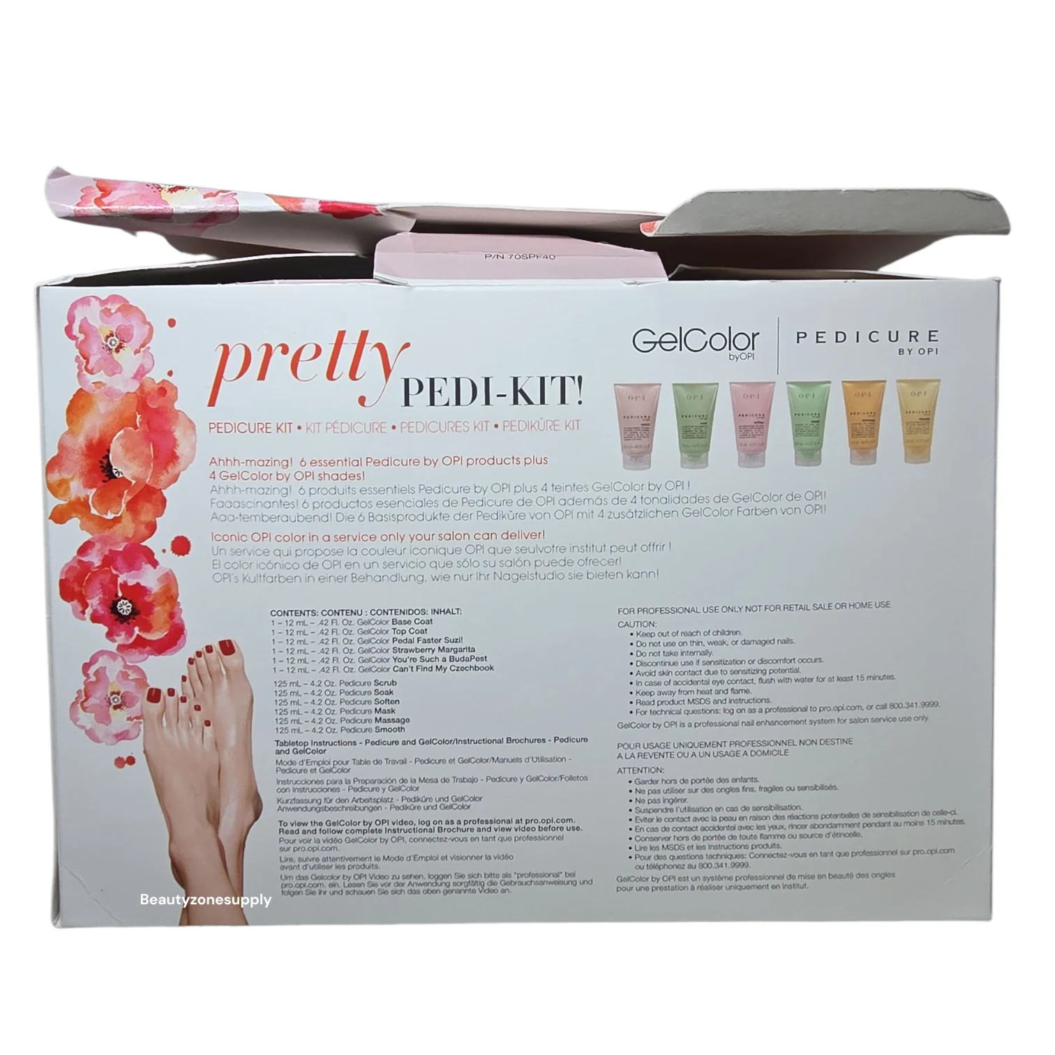 Opi Pretty Pedi - Pedicure Gelcolor Set SPF40 - Image 2