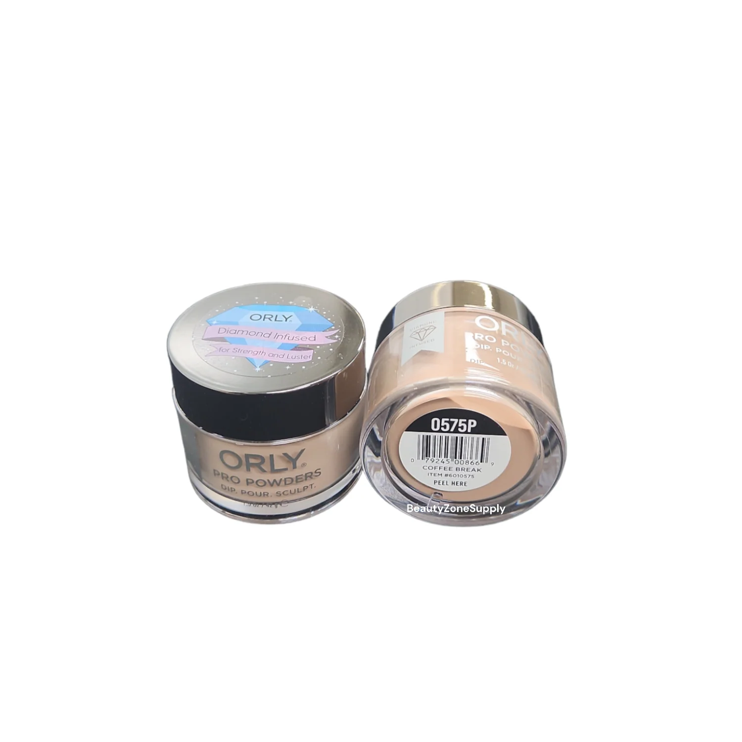 Orly Pro Dip Powders Diamond Infused Coffee Break 1.5 oz #0575P