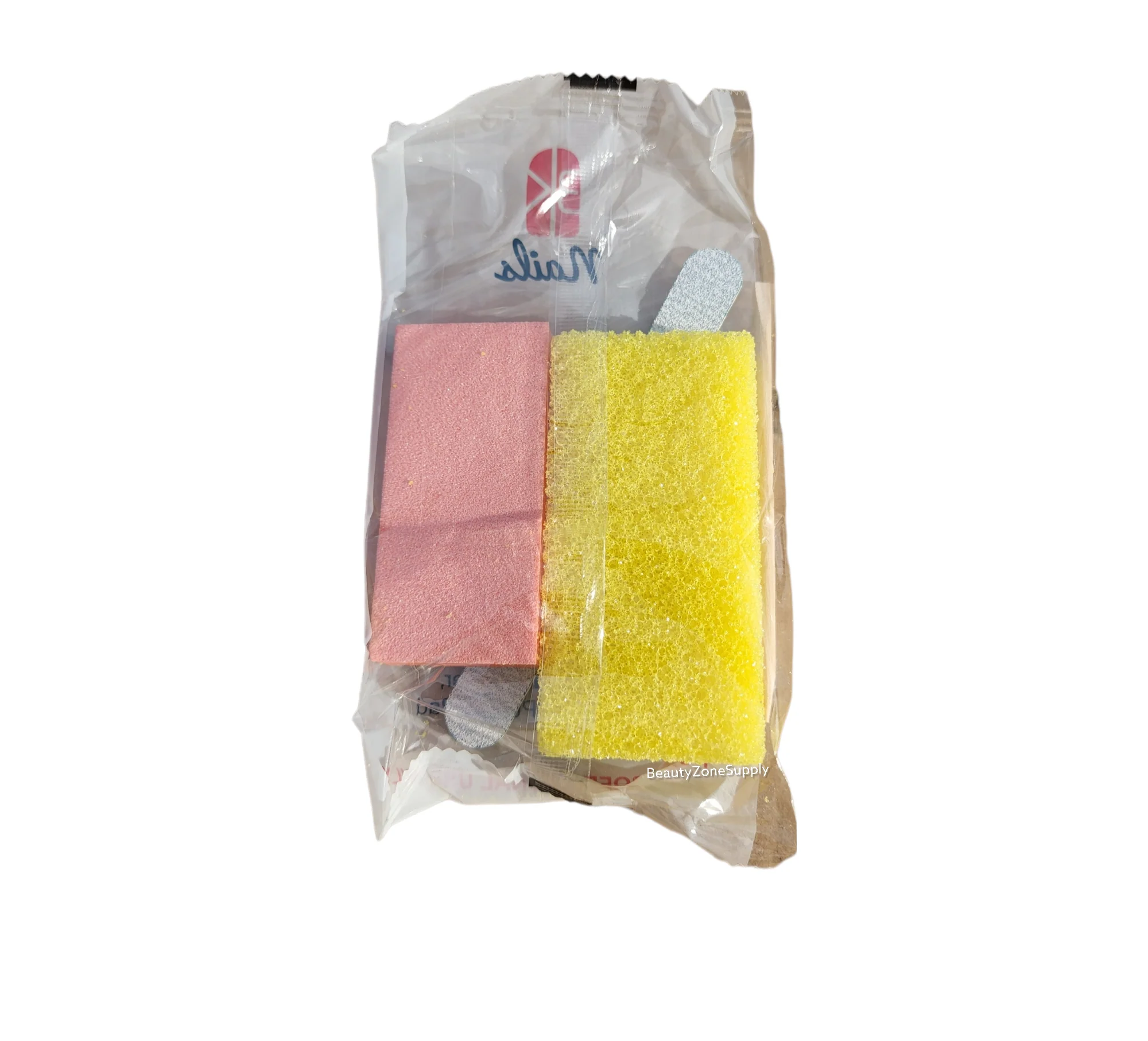 Pedicure Kit 4 3K (Pumice-Buffer-File-Pusher) 3kpk-4pcs #3K4 - Image 2