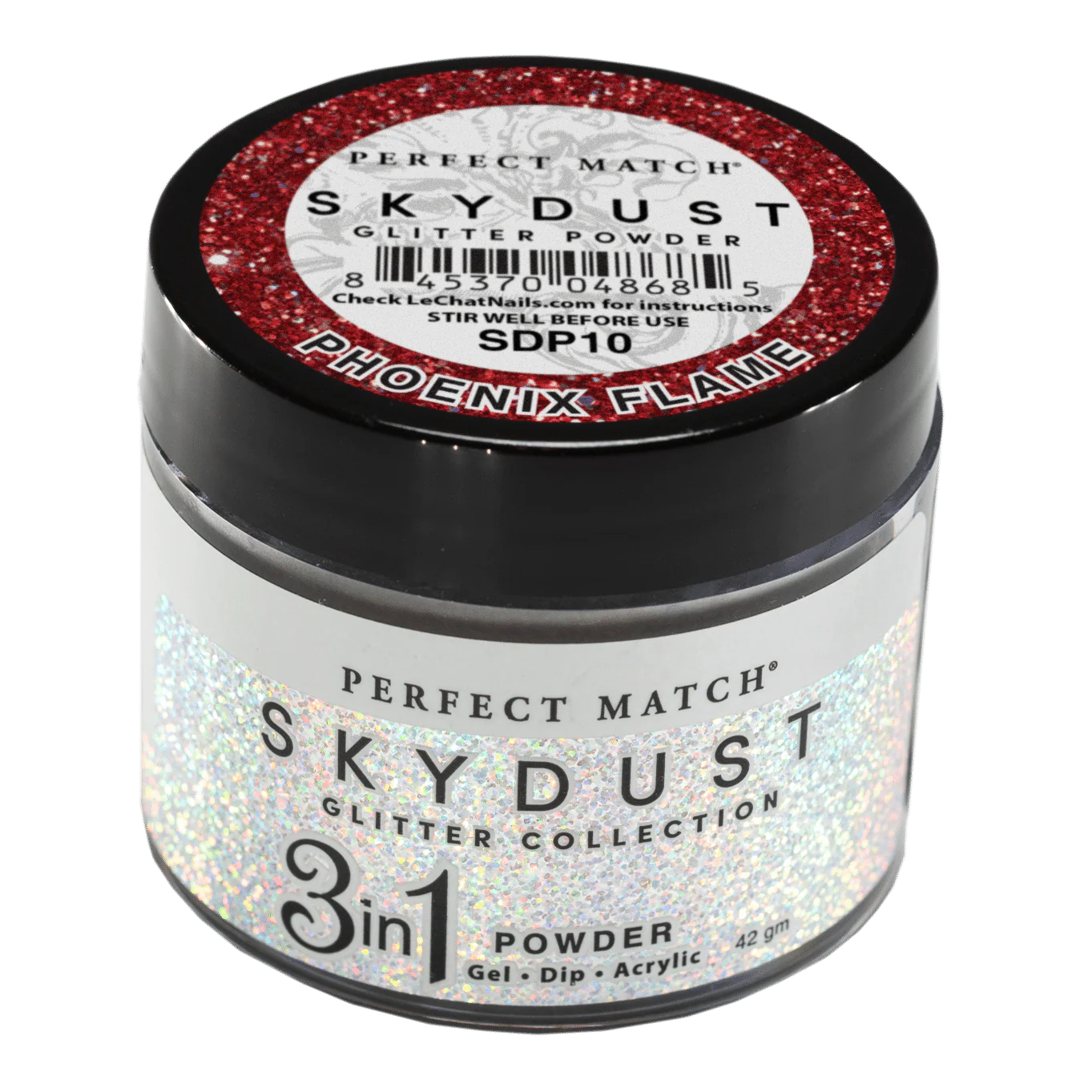 Perfect Match Glitter Powder Skydust Phoenix Flame 42 gm #SDP10 - Image 2