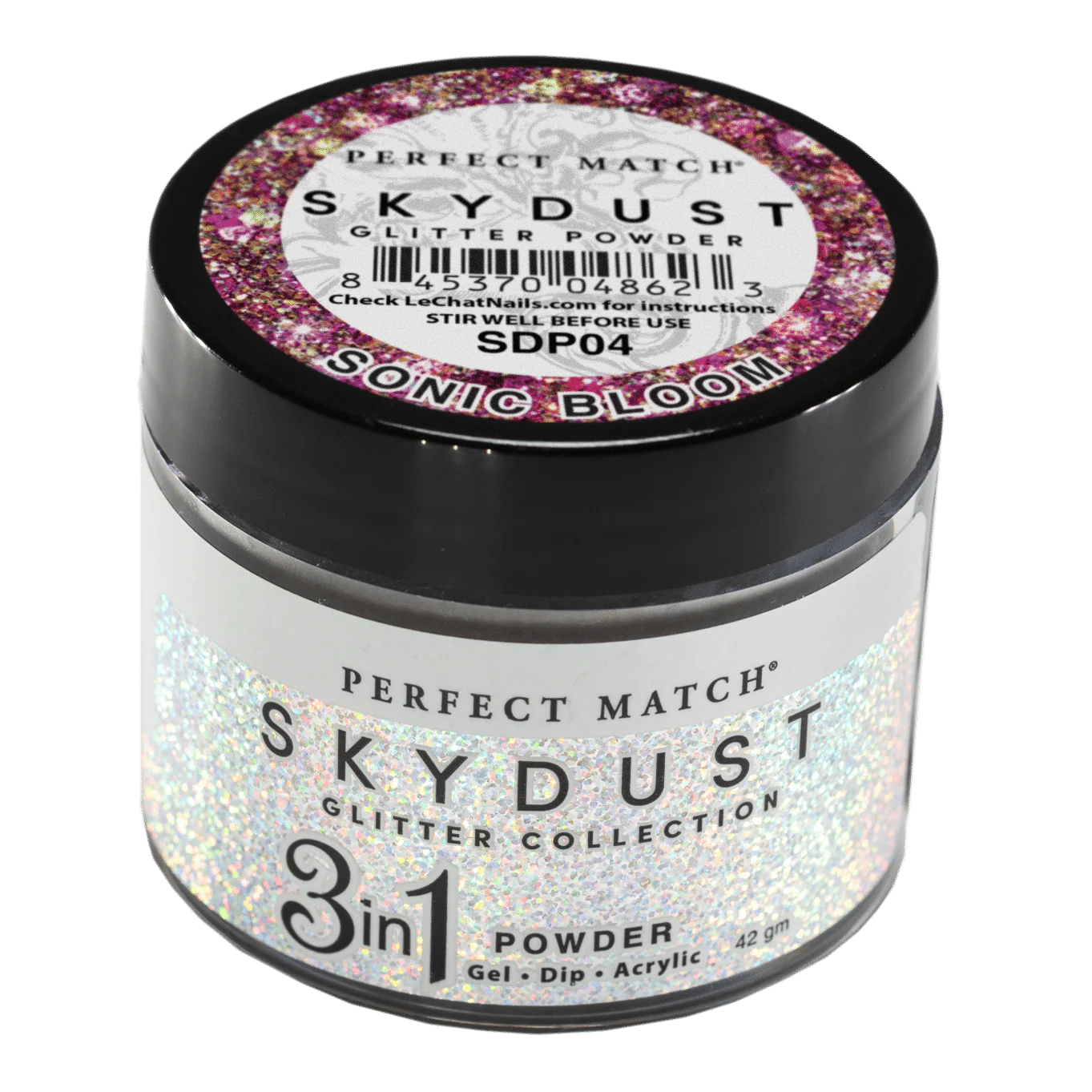 Perfect Match Glitter Powder Skydust Sonic Boom 42 gm #SDP04 - Image 2