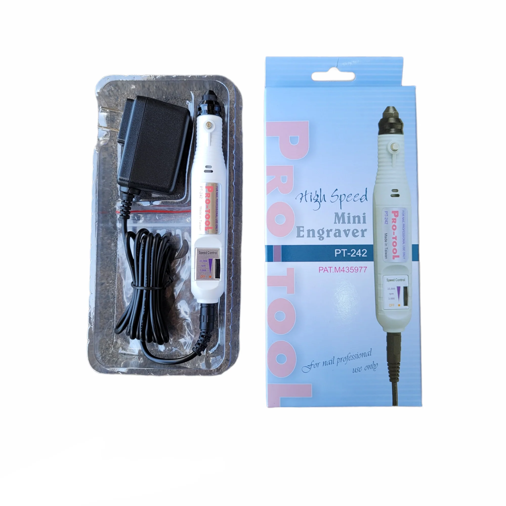 Pro Tool Mini Engraver 23,000 rpm PRO-242 White - Image 9