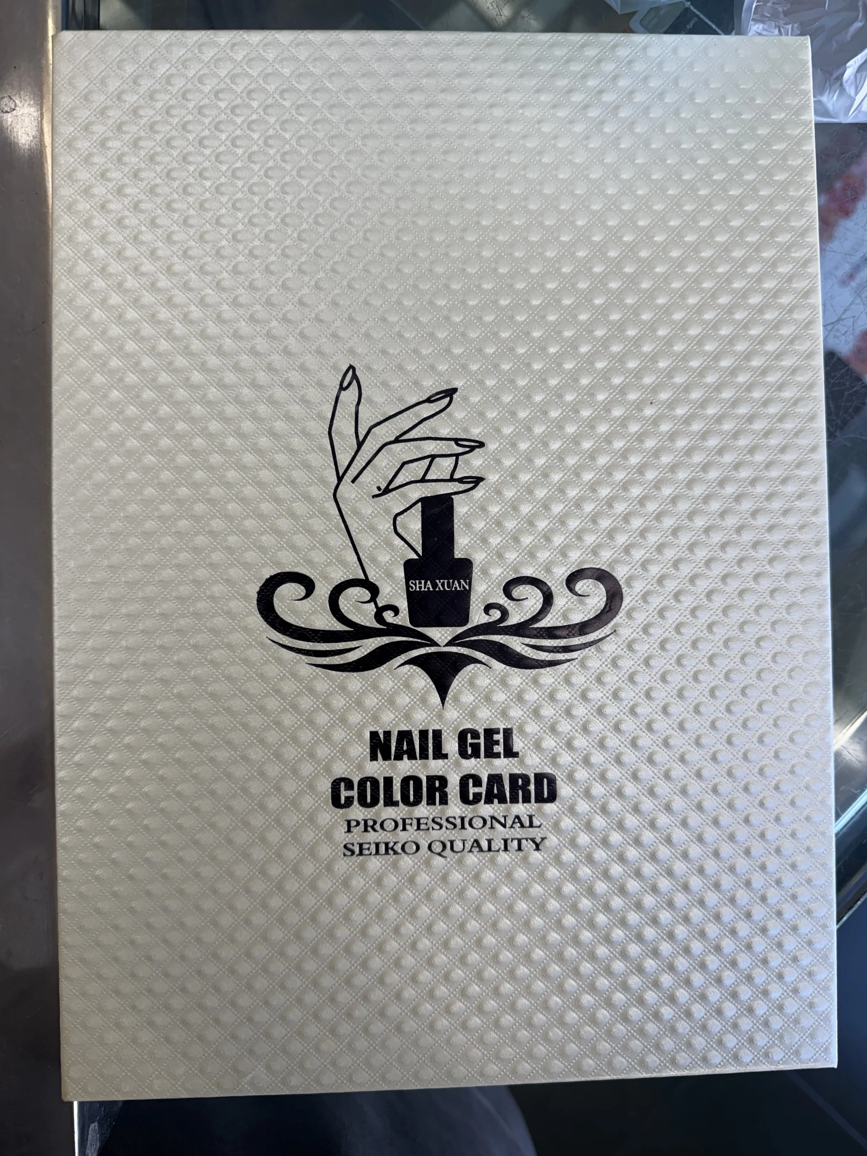 Professional 216 Nail Tips Display Book (Champagne) PDB-216BC