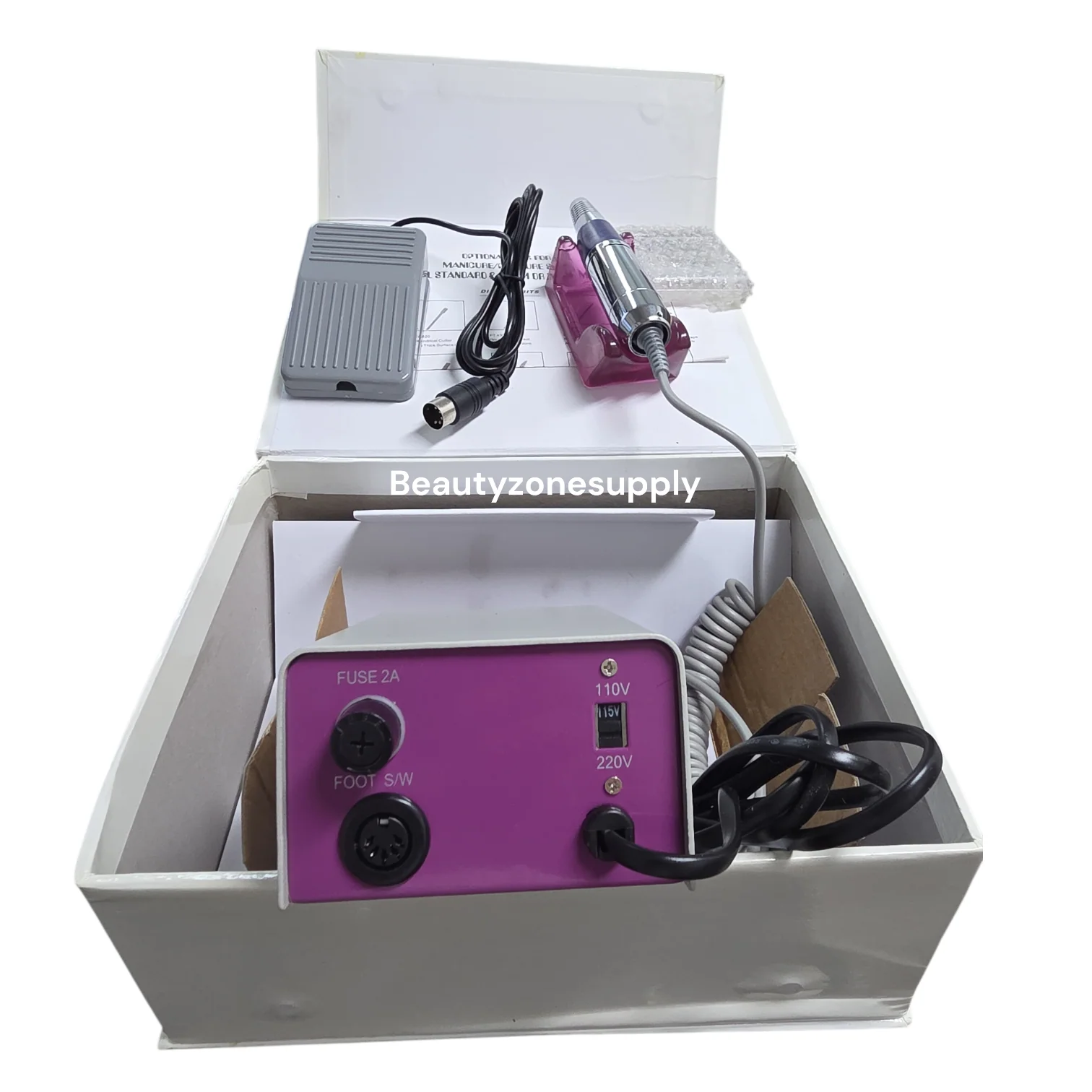 Professional Nail Drill Machine 25000 RPM Electric Nail File - Image 4